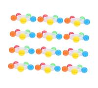 JUMPLAWN 12pcs Colorful Kids Wrist Bells Rattle Bracelets Musical Wristband Toys for Babies Early Learning and Party Activities Random Color
