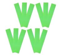 JUMPLAWN 12pcs Tennis Court Markers Flat Rectangular Pvc Ground Marking Pads Anti-slip Design for Separation and Easy Installation on Athletics Grounds and Tennis Courts