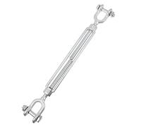 JUMPLAWN 1Pc Carbon Steel Jaw Turnbuckle Rigging Screw Tensioner for High Voltage Power Lines and Reliable Positioning Device for Tower Pull Rods