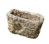 JUMPLAWN 1Pc Hand Woven House for Pets Cozy Sleeping Nest for Cats Rabbits More Adorable Design Durable Material for Indoor Use