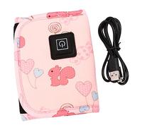 JUMPLAWN 1Pc Portable USB Bottle Warmer Heating Cover for Newborns Efficient Milk Nutrient Preservation for Go Parents Convenient Power Bank Compatibility