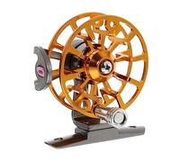 JUMPLAWN 1Pc Professional Metal Sea Fishing Rod Reel Durable and Lightweight Accessory for Ice Fishing Ergonomic Handle Strong Performance Suitable for Rivers and Lakes