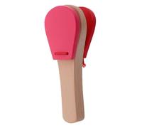 JUMPLAWN 1pcs Castanets Handle for Boys and Girls Safe Wooden Musical Instrument for Early Childhood Learning Promotes Musical Skills and Cognitive Development for Classroom and Home Use