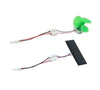 JUMPLAWN 1Set Educational Science Kit DIY Wind Power Solar Power Generator for for Physics Experiments Electric Learning Kit for Hands Fun Curiosity