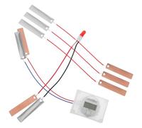 JUMPLAWN 1Set Fruit Battery Physics Experiment Kit DIY Educational for Students Fun Science Teaching Tools for Learning Electricity Circuits with Orange Lemon Potato Easy to Assemble