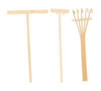 JUMPLAWN 1Set Miniature Garden Rake Sand Table Tools for Zen Garden Decoration Smooth and Skin Friendly for Home Office and Yoga Studios
