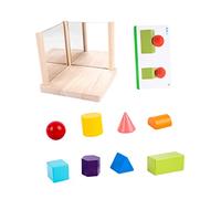 JUMPLAWN 1Set Mirrored Geometric Blocks Educational Spatial Structure for Logical Thinking and Imagination Development Birthday