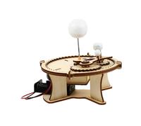 JUMPLAWN 1Set Solar System Model DIY Space Planet Puzzle for Teaching Planet Models with Sun Earth Moon Creative Learning Activity