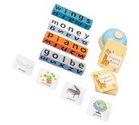 JUMPLAWN 1Set Wooden Alphabet Blocks for Educational Letter Spelling Game Engaging Learning for Preschoolers Enhances Cognitive Skills Interactive Play