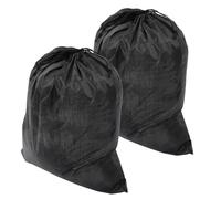 JUMPLAWN 2-Pack Drawstring Nylon Reptile Carrying Bags Adjustable Breathable PET Capturing Carrier for Small Animals Waterproof Snack Sling Pouch for Lizards and Snakes