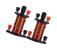 JUMPLAWN 2 Pcs Experimental Electromagnetic Induction Coil Physics Teaching Solenoid Lightweight Copper Coil for Electromagnetic Induction Experiments and Classroom Demonstrations