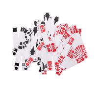 JUMPLAWN 2 Sets Traditional Chinese Character Tile Game with 80 Portable Paper Cards, Rounded Corners and Large Font, Prevents Bending and Improves Dealing Stability, for Travel and Family