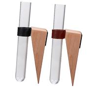 JUMPLAWN 2 Sets Wall Hanging Hydroponic Plant Containers Propagation Test Tube Vases for Home Decor Easy to Use Indoor Hanging Wall for Air Plants and Cuttings Decorative and Functional