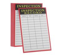 JUMPLAWN 20 Sheet Shipping Labels for Warehouse Date Entry and Exit Registration, Paper Material with Inventory Tracking for Equipment Maintenance and Inspection Record