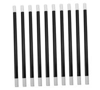 JUMPLAWN 20pcs Black Plastic Magician Wands with Comfortable Hand Grip, Portable Magic Props for Stage Performance and Party Playing Accessories