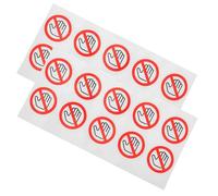 JUMPLAWN 20Pcs Round Do Not Touch Warning Stickers, Self-Adhesive Prohibition Decals 40Mm Diameter, Industrial Safety Labels for Machinery and Workplace Hazard Prevention