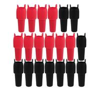 JUMPLAWN 20pcs Silicone Wine Stoppers with Double Seal Technology, Reusable Red Wine Bottle Caps Made of Sturdy Silicone, Sl esign for Bar and Party Use, Prevents Spillage and Preserves