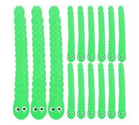 JUMPLAWN 20pcs Stretchy Soft Sensory Toy Caterpillars Stress Relief Toys for Anxiety Party Decoration Desktop Ornament