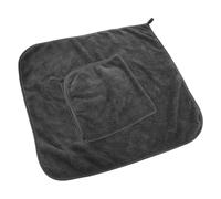 JUMPLAWN 2pcs Coral Fleece Car Cleaning Towels Thickened Double Sided Wiping Cloths Super Absorbent Drying Rags for Car Glass Window and Home Use