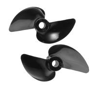 JUMPLAWN 2pcs Dual Rc Boat Propeller for DIY Model Ship Projects Optimized for Electric Boats Reduces Water Resistance for Faster Sailing Speed