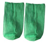 JUMPLAWN 2Pcs Fish Storage Bag Quick Drying Nylon Fishing Net Bags for Outdoor Use Portable Fish Catcher Nets with Ample Capacity for Fishing Activities