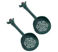 JUMPLAWN 2pcs Hamster Sand Bath Scoop with Ergonomic Handle, Plastic Small Animal Litter Scooper for Small Pets, Multifunctional Use for Pet Owners in Cleaning and Sand Bath