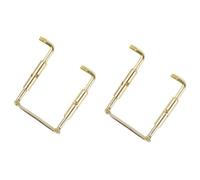 JUMPLAWN 2pcs Metal Violin Chinrest Screws Replacement for Old or Broken Ones Easy to Install Golden Violin Accessory Screws Suitable for Music Studio