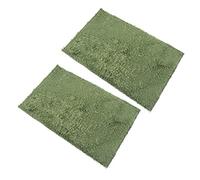 JUMPLAWN 2pcs Moss Reptile Carpet Mat Soft Moisture-wicking Habitat Liner Breathable Terrarium Substrate for Lizards Turtles Geckos for Comfortable Reptile Living