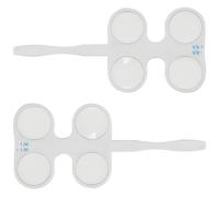 JUMPLAWN 2pcs Portable Optical Flipper Vision Training Tool to Double-sided for Eye Coordination Exercise Suitable for Optometry and Vision Therapy at Home School Clinic