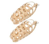 JUMPLAWN 2PCS Practical Parrot Feeding Basket Durable Foraging for Birds for Vegetables and Fruits Lightweight and Safe Design for Parakeets and Chickens