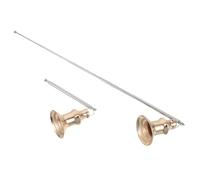 JUMPLAWN 2pcs Retro Candle Snuffer Extinguisher with Adjustable Extendable Handle, Metal Wick Flame Snuffer for Safe Extinguishing, Reliable Wick Maintenance, for Tea Light Candles and Home