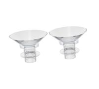 JUMPLAWN 2pcs Silicone Flange Inserts Wearable Pump Inserts Parts with 13mm Size, Easy to Grip and Boil-sanitizable Breast Pump Accessories for Female Users