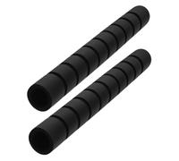 JUMPLAWN 2Pcs Slip Foam Grip Pads for Pull Up Bar Durable Non Slip Sleeves for Strength Training Washable and Replaceable Gym Accessories