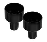 JUMPLAWN 2pcs Vacuum Hose Adapter PVC Vacuum Cleaner Fittings for Workshop Good Replacement Accessory Not Easy to Deform Not Easy to Break Hose Converter
