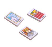 JUMPLAWN 3 Boxes Early Learning Educational Playing Cards for Colorful Interactive Poker Game with Each Creative Table Game Tools for Boy Girl Brain Teaser and Hand Eye Coordination