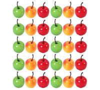JUMPLAWN 30pcs Fake Miniature Small Apple Foam Fruit Model for Home Decor