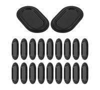 JUMPLAWN 30pcs Subwoofer Diaphragm Replacement Oval Passive Radiator Film for Loudspeaker Speaker Repair with Enhanced Bass Quality and Universal Fit for Car and Home Use
