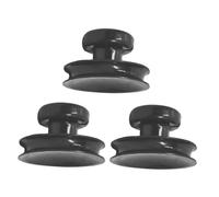 JUMPLAWN 3pcs Buddhist Sound Bowl Suction Cups Small Singing Bowl Lifting Handles Meditation Accessories