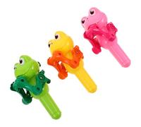 JUMPLAWN 3Pcs Frog Lollipop Robot Holder for Creative Candy Dispenser Fun Lollipop Storage Machine for Birthday Parties Adorable Cartoon Design for Boys