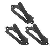 JUMPLAWN 3pcs Metal Deer Skull Mount Hanger Set Versatile Hooks, Black Sturdy Wall Mount for Indoor and Porch Decor, Resistant to Deformation and Damage, Unique Stylish Design for Living