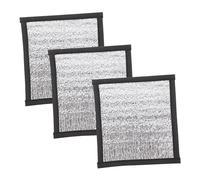 JUMPLAWN 3pcs Reptile Heating Pads with Insulation Film, 16x16cm under Tank Warmers for Pet Vivarium Bedding, Suitable for Tortoise Parrot Spider Terrarium Heat Accessory