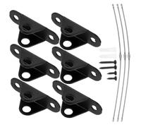 JUMPLAWN 3sets Furniture Anchors Set Boy Girl Safety Straps for Cabinet Tv Secure Wall Anchors to Prevent Tip-Over Heavy-Duty Easy to Install Cold Rolled Steel Stainless Steel Construction