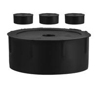 JUMPLAWN 4pcs Cat Tree Scratching Post Replacement Plugs M8 Nut Connectors 70mm Outer Diameter DIY Cat Scratch Post Tube End Caps for Repair