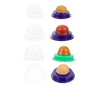 JUMPLAWN 4pcs Catnip Food Ball Kitten Molar Teeth Cleaning Toy Catnip Snacks for Indoor Cats Adults