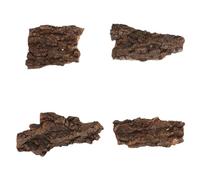 JUMPLAWN 4Pcs Climbing Bark Platform for Reptiles Hiding Hut for Turtles Lizards and Bearded Dragons Landscape Decor for Terrariums and Aquariums Natural Material for
