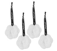 JUMPLAWN 4pcs Floral Aromatherapy Air Freshener Long-Lasting Wardrobe Deodorizer Natural Essential Oils for Home and Car Use Closet Freshener for Indoor Scents