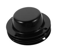 JUMPLAWN 4pcs Forklift Wheel Hub Center Caps Dustproof Covers Rim Protectors for Vehicle Tires Black Heavy-duty Sealing Performance and Noise Reduction Automotive Accessories