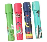 JUMPLAWN 4Pcs Kaleidoscope for Random Styles Creative Educational for Retro Scientific Plaything Safe and Design
