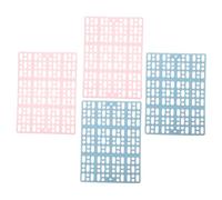 JUMPLAWN 4Pcs Rabbit Floor Mats for Small Animals Wear Resistant Foot Pads Comfortable Nesting Cushions Easy to Clean for Bunny Cages and Pet Enclosures