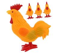 JUMPLAWN 4pcs Wind-Up Jumping Chick Toys for Kids Toddler Party Favors Interactive Animal Toy for Kindergarten Activities for Easter